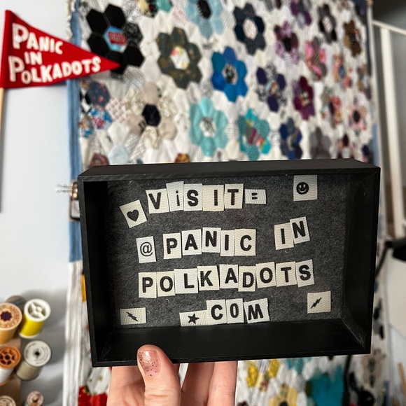 Ransom Note Letters - Crop Tee - Dark Grey Panic - Picture 8 of 8